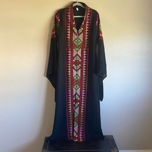 Traditional Palestinian Abaya Dress Thobe